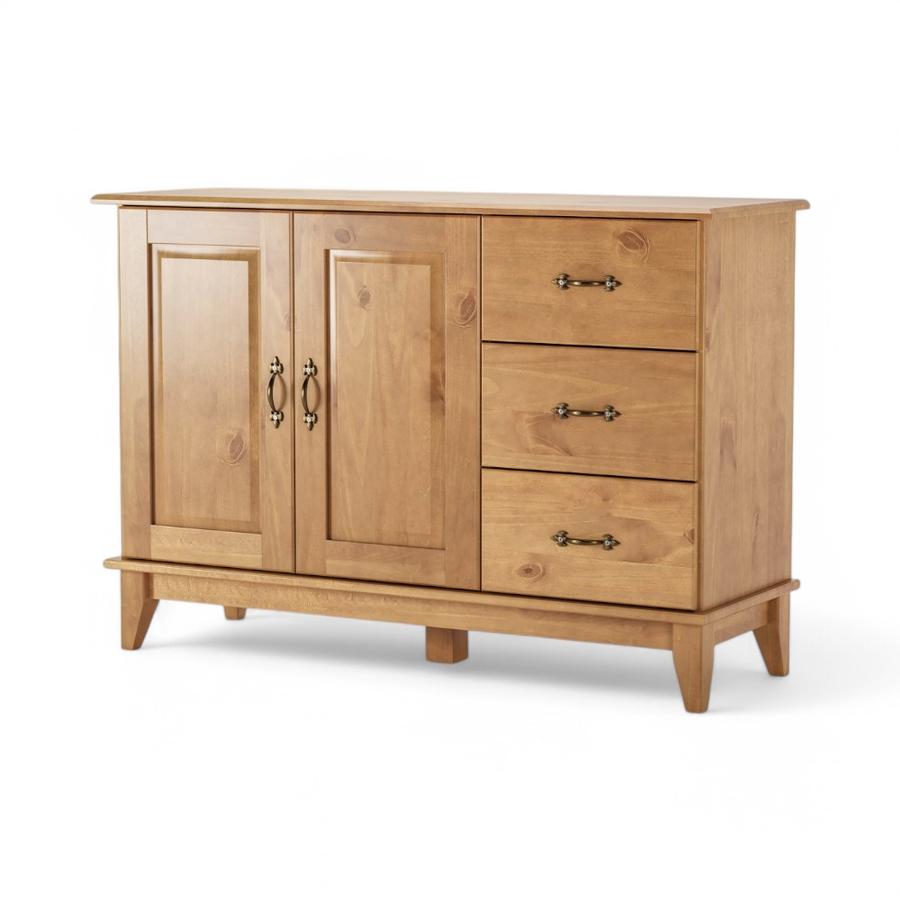 Buffet Baum 1200 Bella 2 Puertas 3 Cajones Café Acacia
