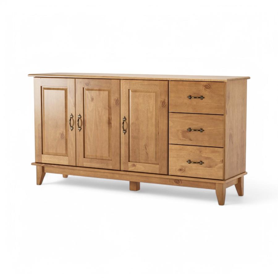 Buffet Baum 1560 Bella 3 Puertas 3 Cajones Café Acacia 