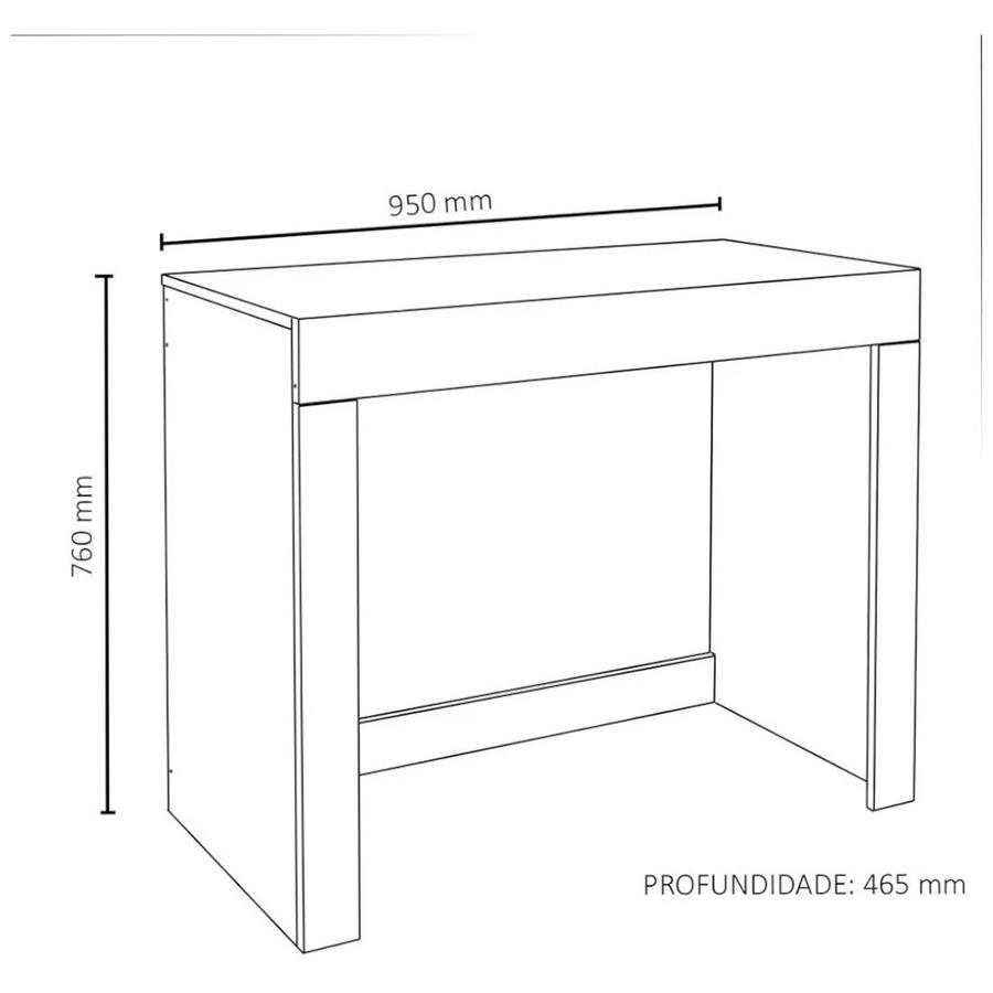 Escritorio Baum Cleo Cinamomo 95X76X46.5