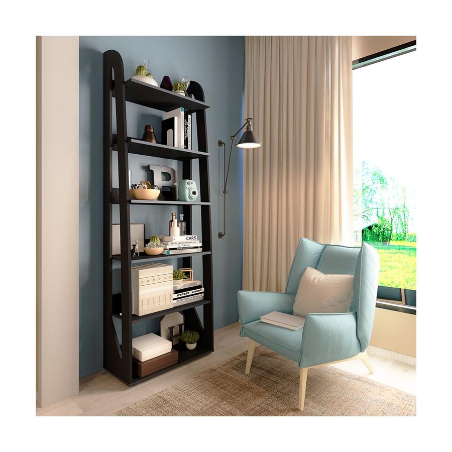 Estantería Baum Floripa 60x183.5 Cm Negro