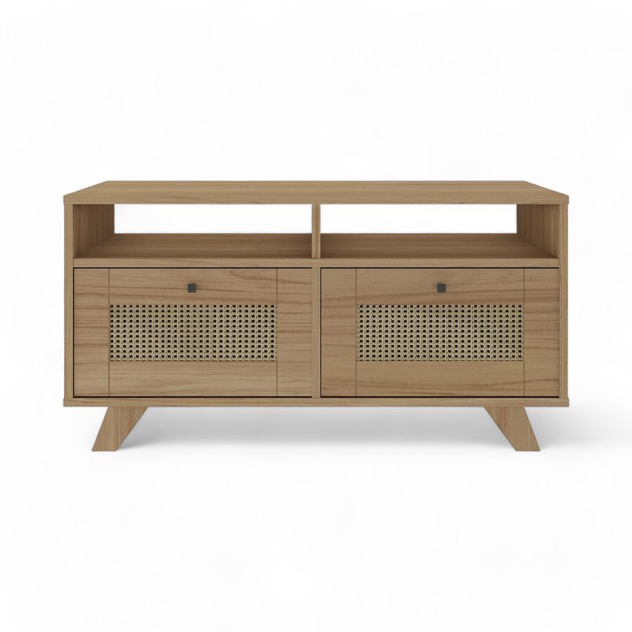 Mesa De Centro Baum Trama 91x46.5 Cm Café Roble