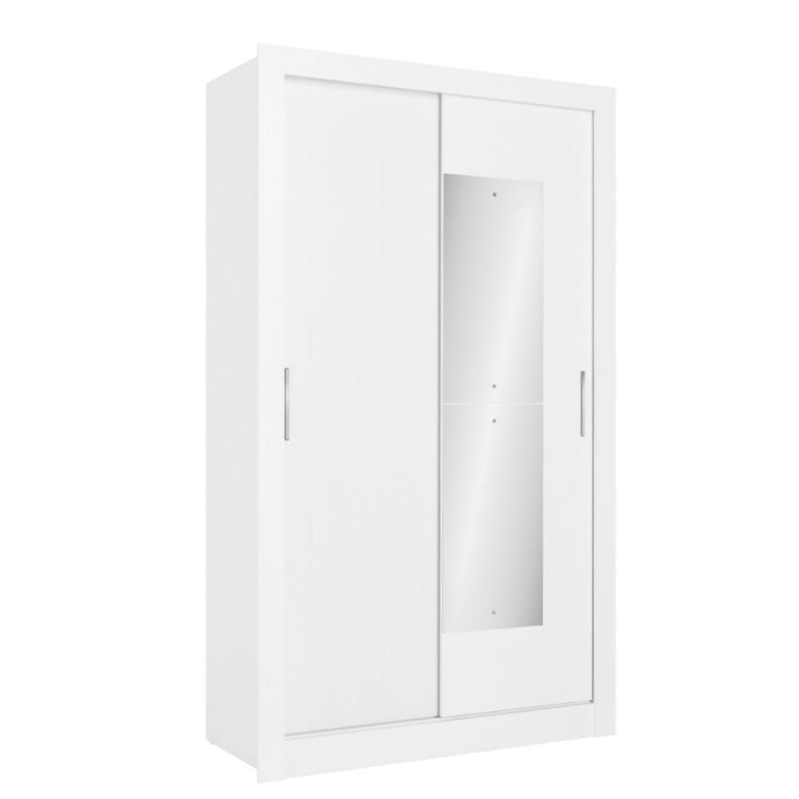 Closet Baum City Glass 2 Puertas Corredera Blanco