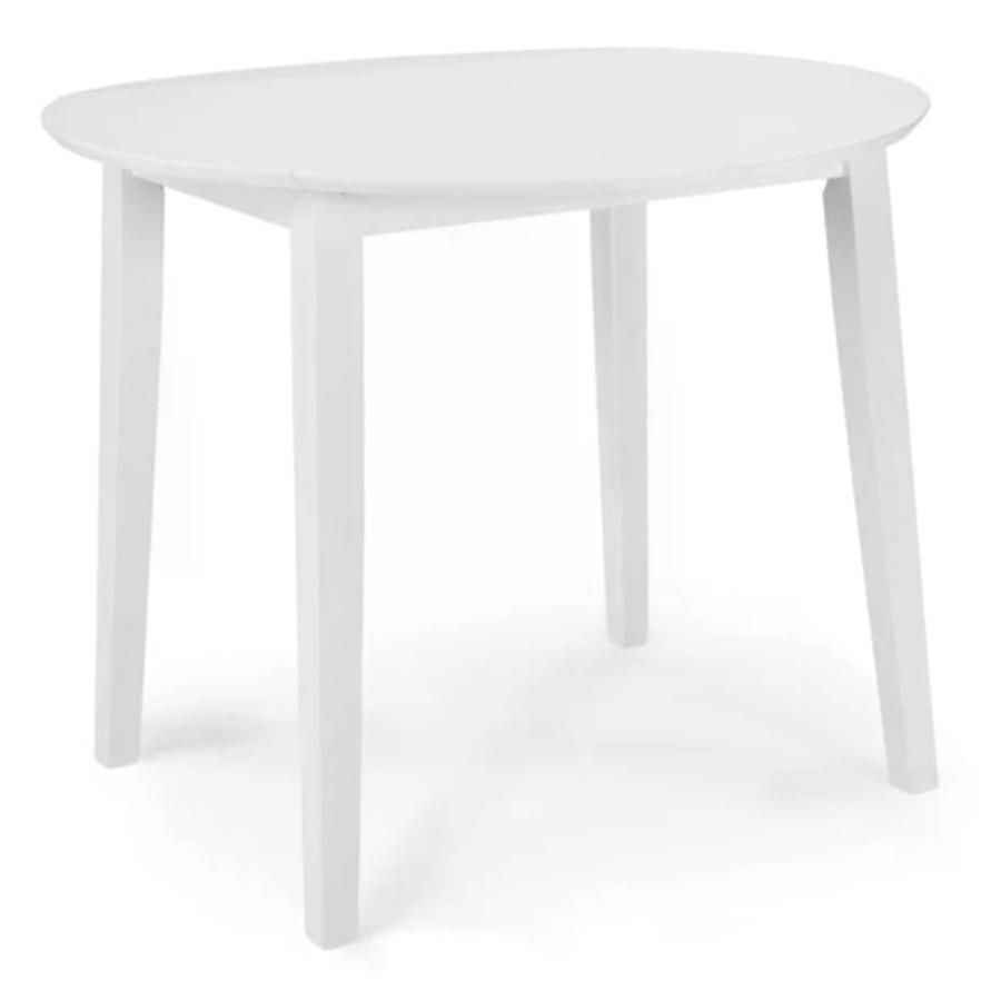 Comedor Isabel Redondo Baum 5P Extensible Blanco