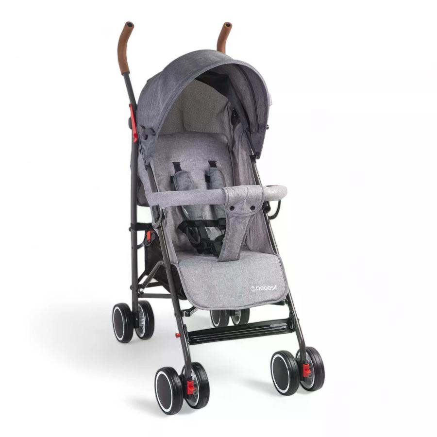 Coche Paragua Bebesit Clap 5126 Gris