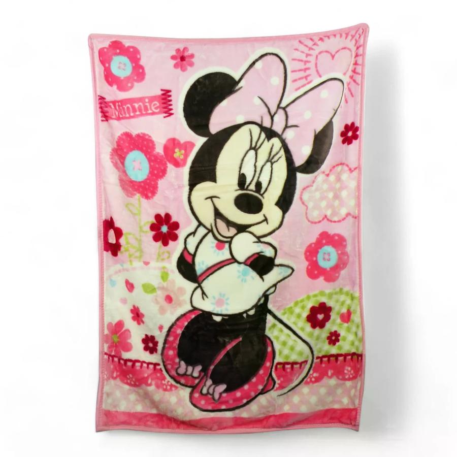 Saco Con Broche Bebesit Minnie Rosado