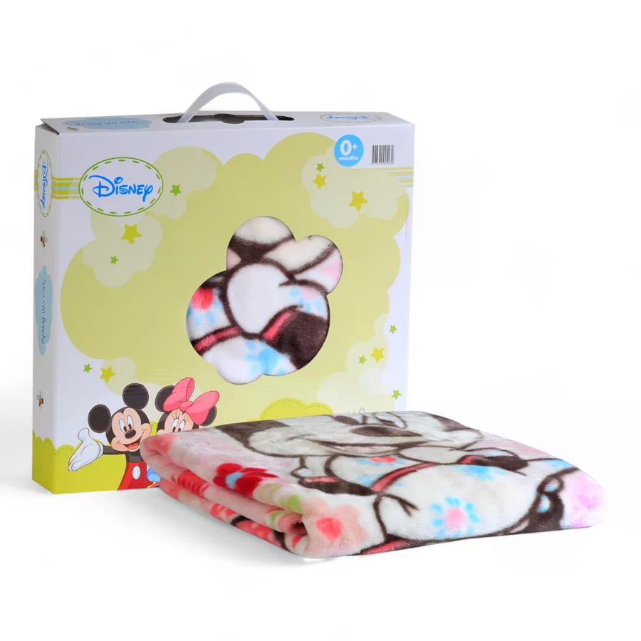 Saco Con Broche Bebesit Minnie Rosado