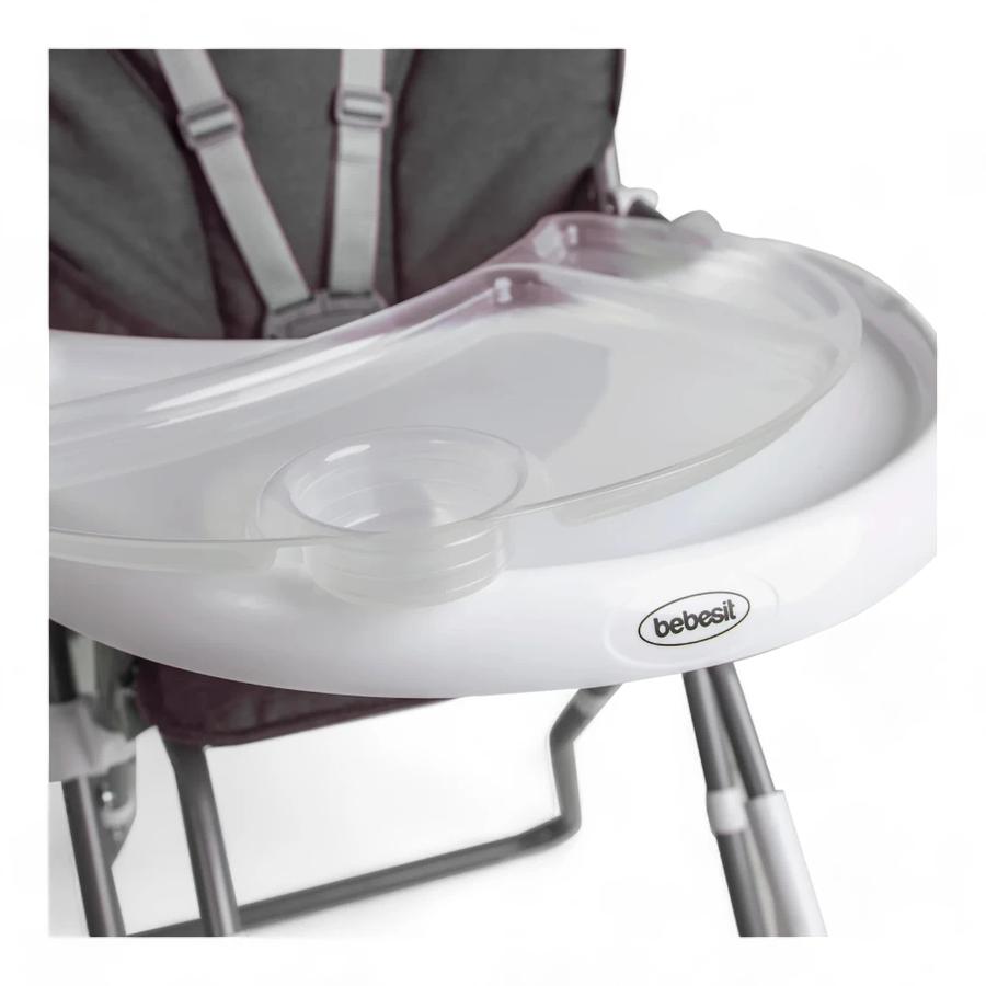 Silla Comer Bebesit Vectra K06 Gris