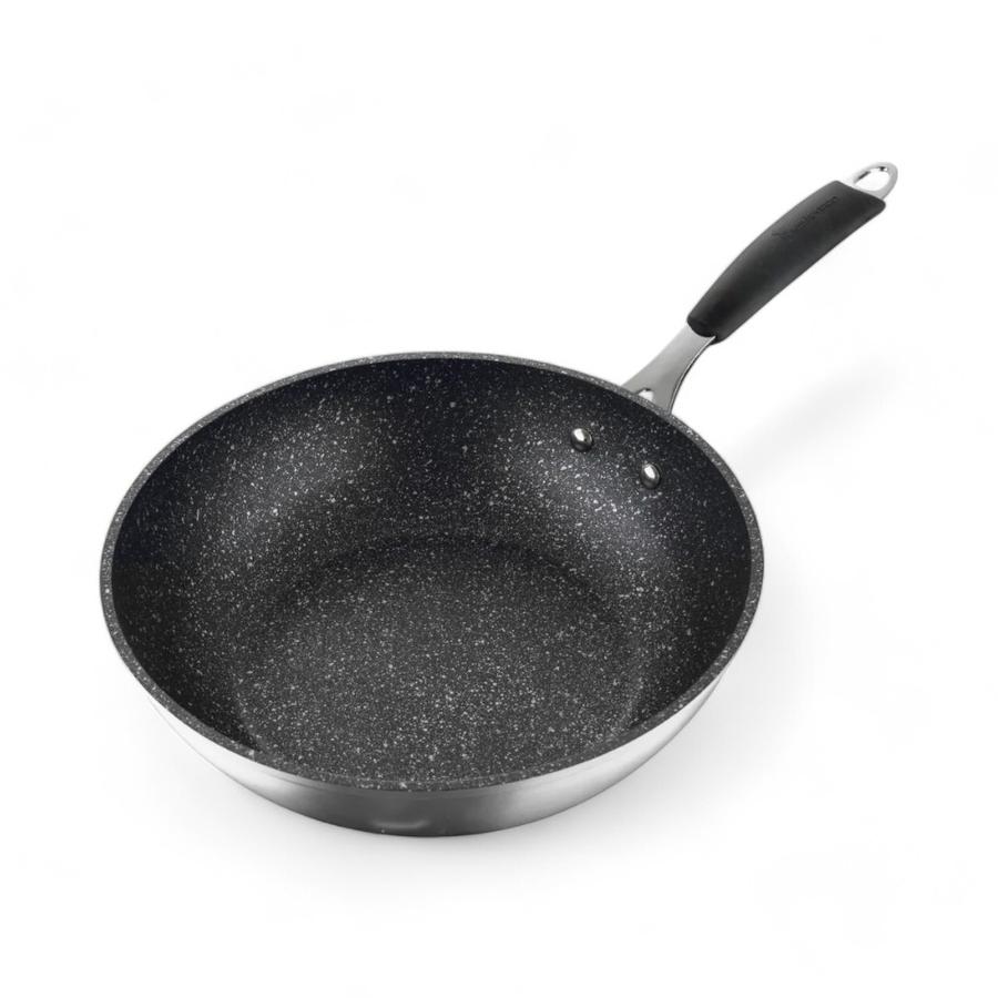Wok Bergner Gravity+ Aluminio Forjado 28 Cm