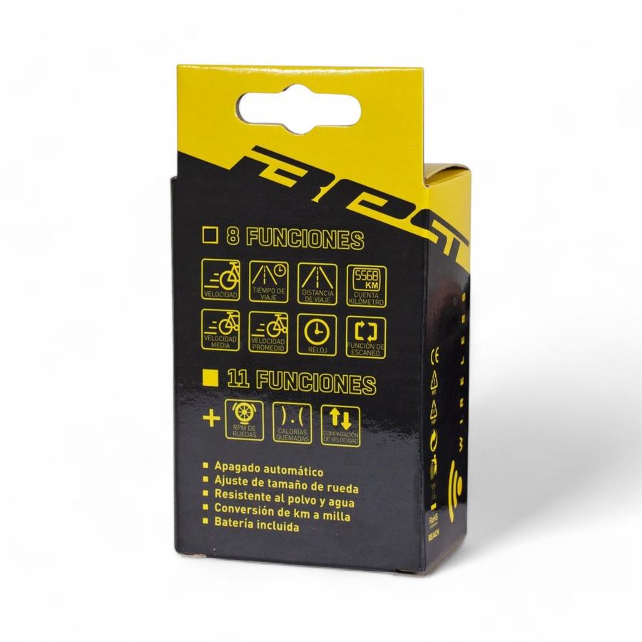 Ciclocomputador Best AS-7000-3L 11 Funciones Inalámbrico