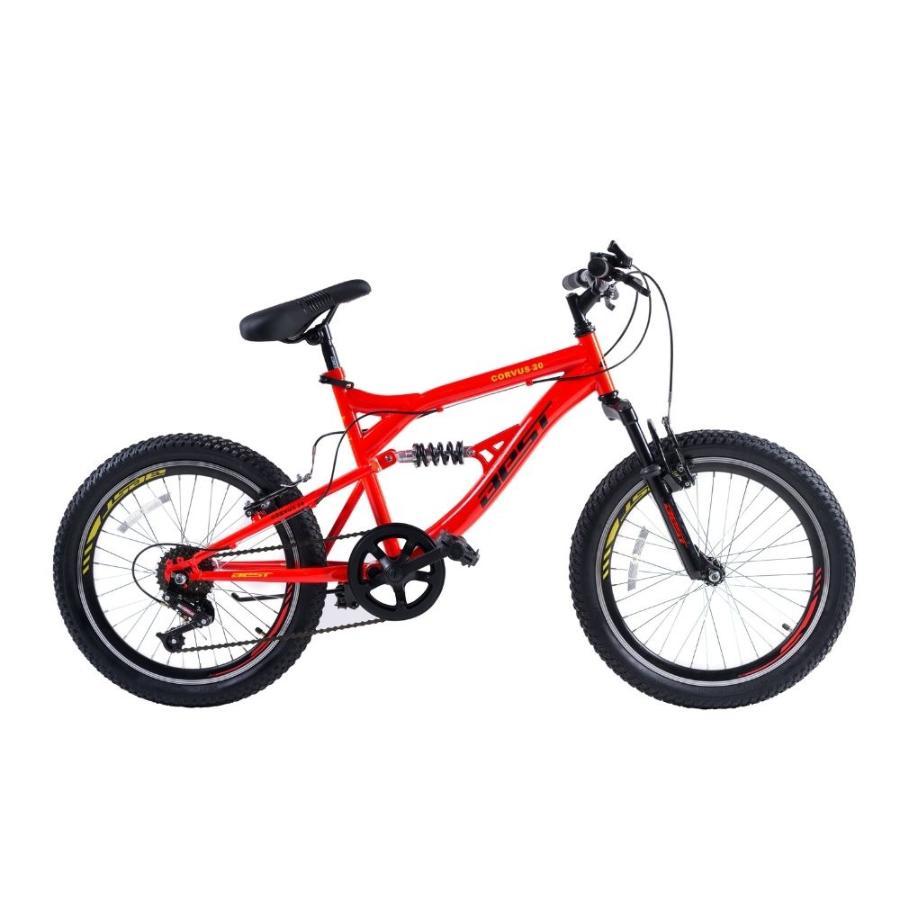 Bicicleta Best Nftl Corvus Aro 20 Naranjo 6v-84