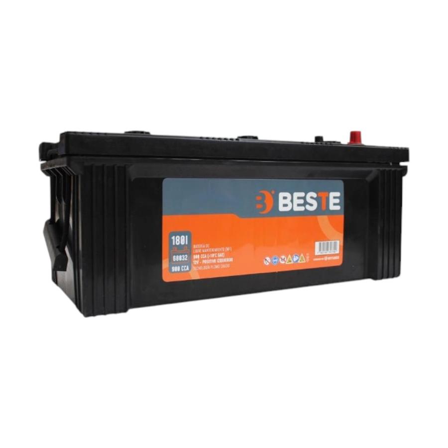 Batería Para Auto Beste 180 Amperes Positivo Izq. 900 CCA