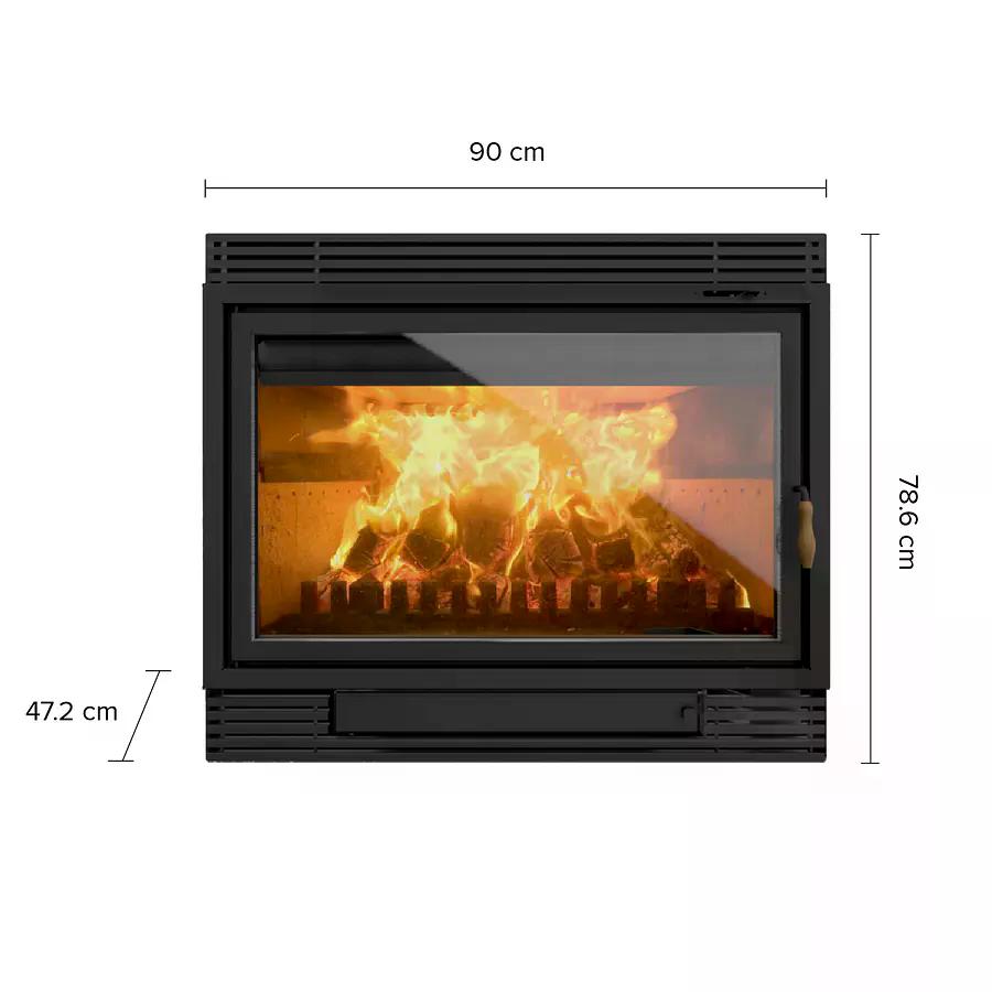 Calefactor Bosca a Leña Chimenea 850 27 KW