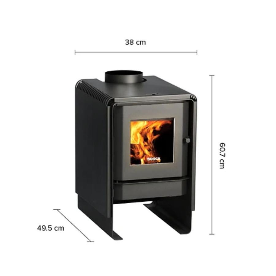 Calefactor Bosca A Leña Eco 350 Cert.