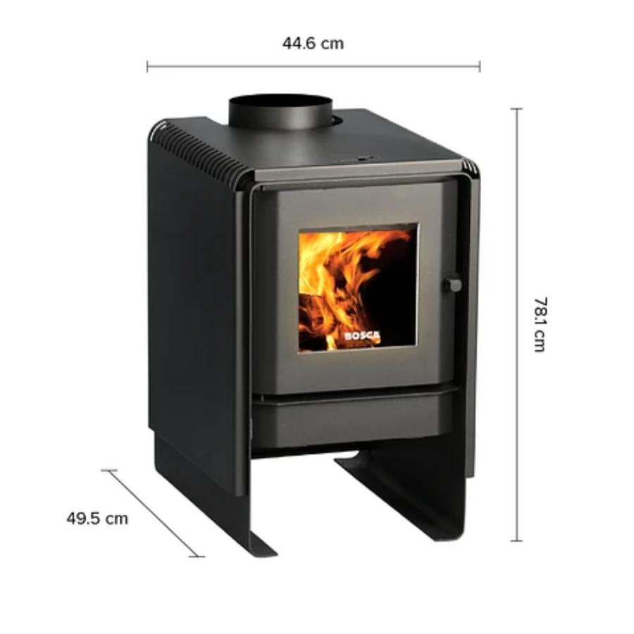 Calefactor Bosca A Leña Eco 380 Cert.