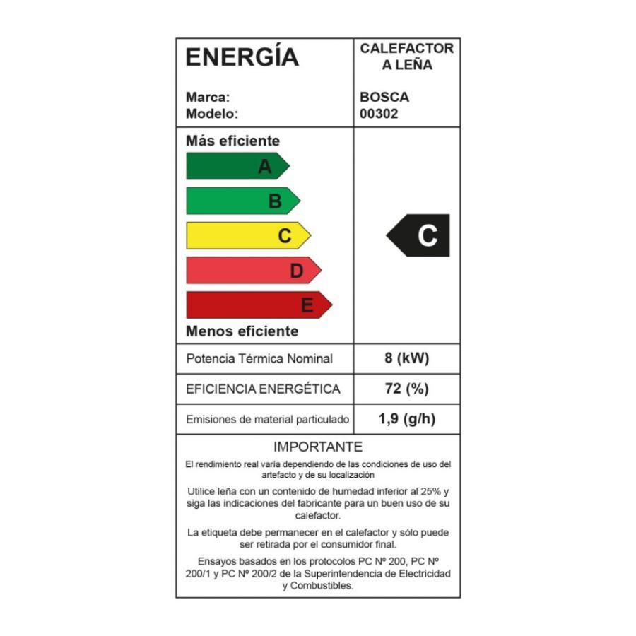 Calefactor A Leña Bosca Limit 350 6