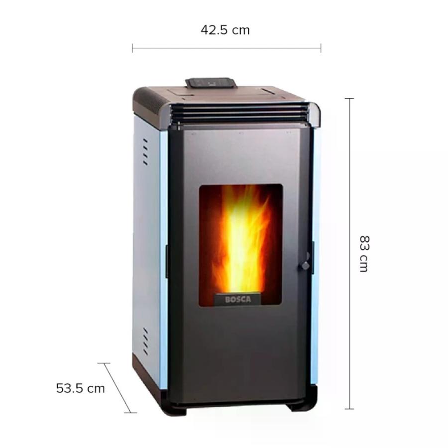 Calefactor Bosca a Pellet Hera Azul