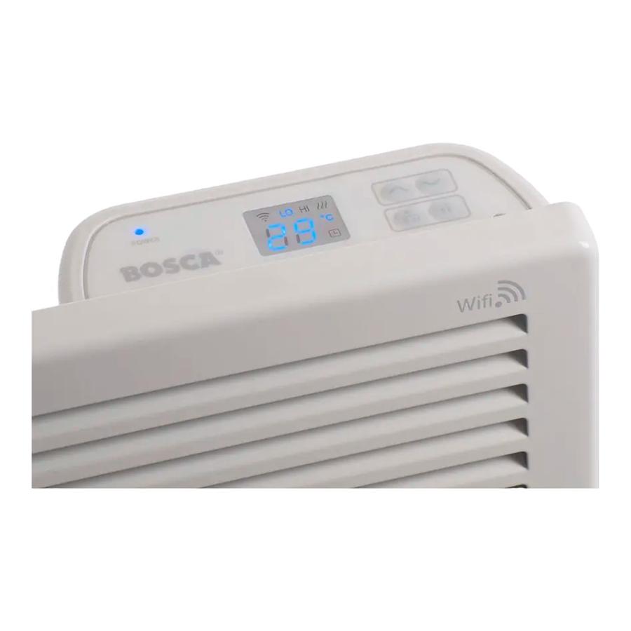 Calefactor Eléctrico B1000 Wifi Convector Boscar Blanco