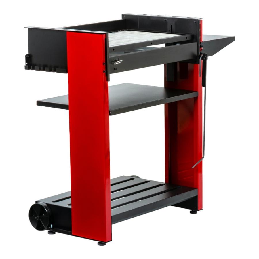 Parrilla Carbon Bosca Alerce Rojo