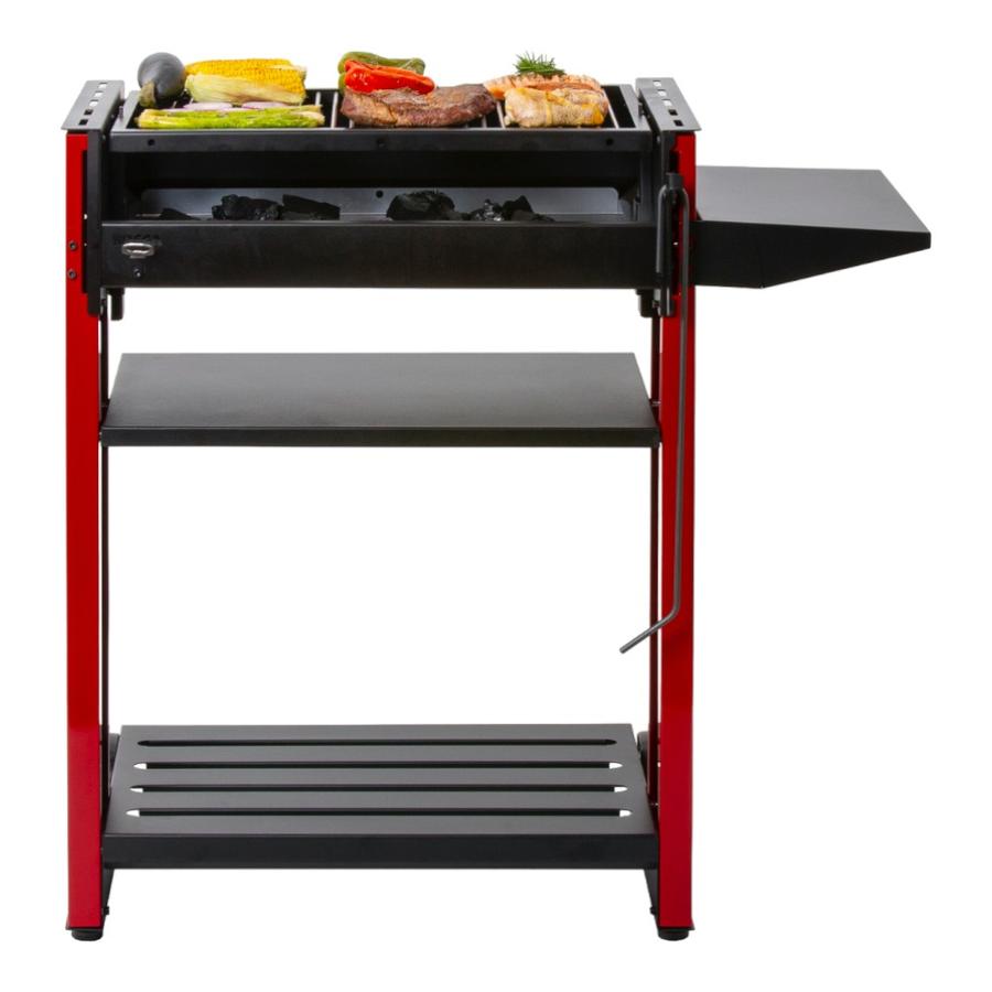 Parrilla Carbon Bosca Alerce Rojo