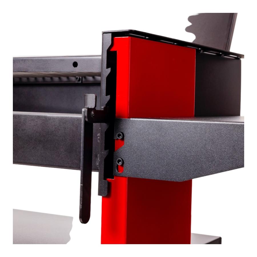 Parrilla Carbon Bosca Alerce Full Rojo