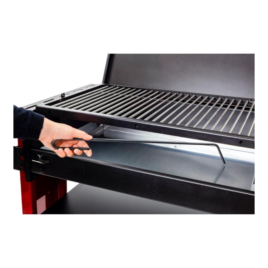 Parrilla Carbon Bosca Alerce Full Rojo