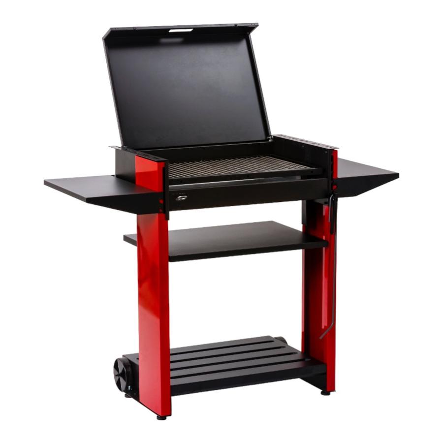Parrilla Carbon Bosca Alerce Full Rojo