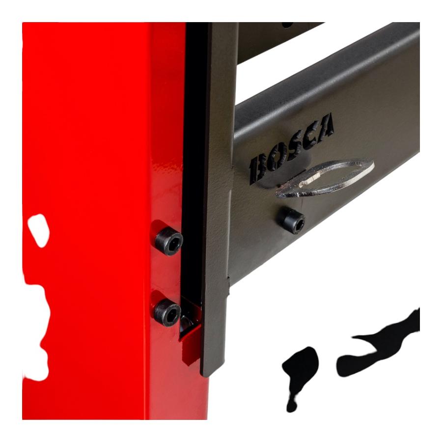 Parrilla Carbon Bosca Alerce Full Rojo
