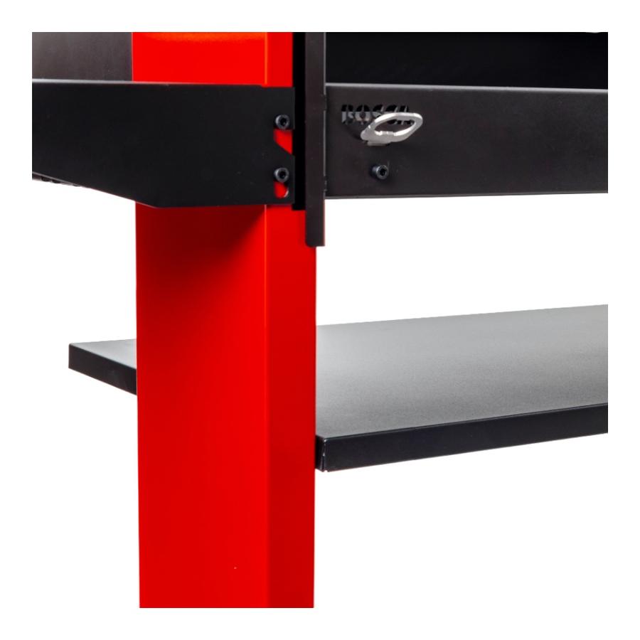 Parrilla Carbon Bosca Alerce Full Rojo