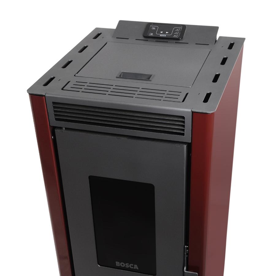 Estufa a Pellet Bosca Black Vision Roja