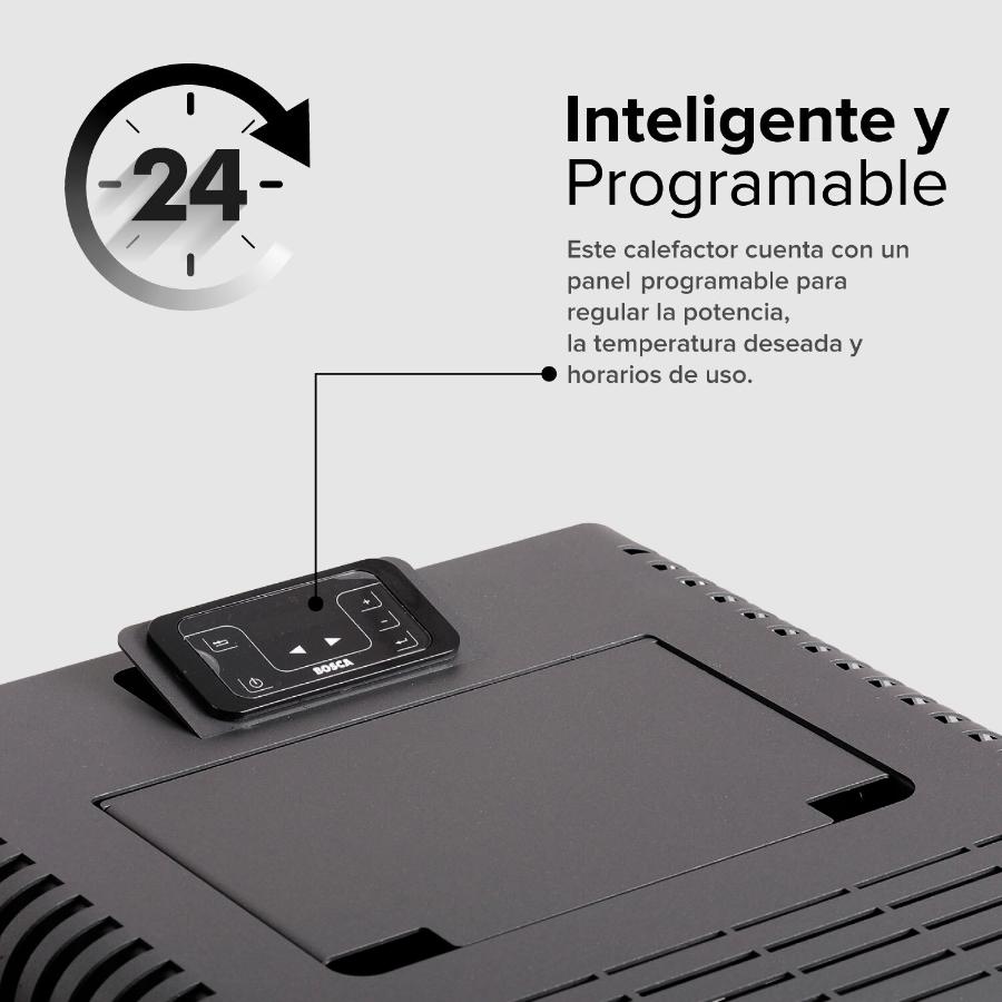 Estufa a Pellet Bosca Black Vision Negra