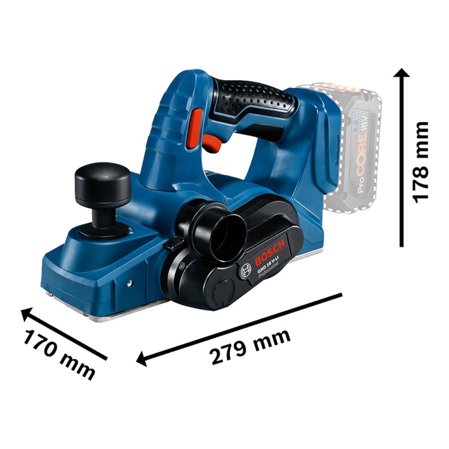 Cepillo Bosch 18V Gho 18 V-Li