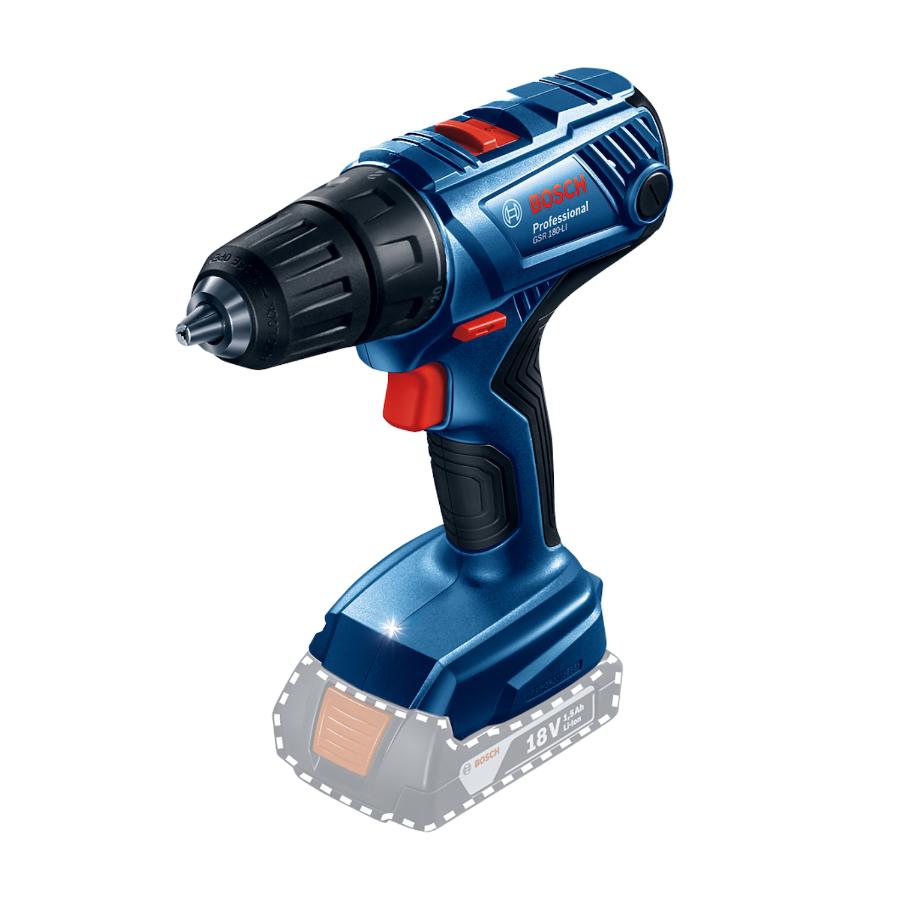 Taladro Atornillador Bosch 13Mm 18V Gsr 180-Li