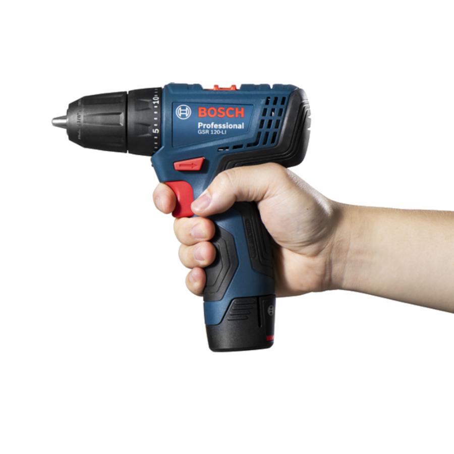 Taladro Inalámbrico Bosch Gsr 120-li + Kit