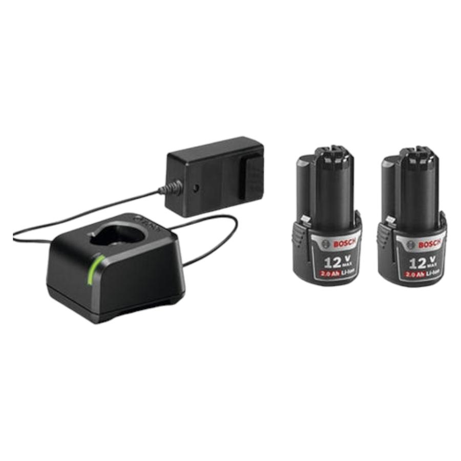 Kit Bosch 2 Baterías 12V 2Ah + Cargador