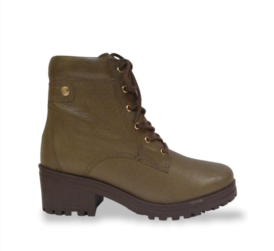 Botin Cuero Mujer Bottero Burnish 335303 Oliva