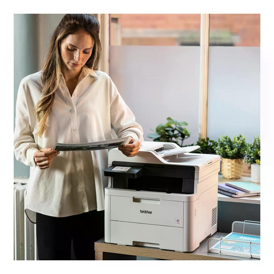 Impresora Multifuncional Brother DCPL3560CDW Blanco