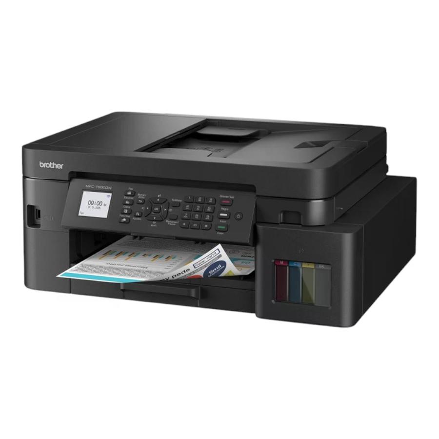 Impresora Multifuncional 3 en 1 Brother DCP-T930DW Negro