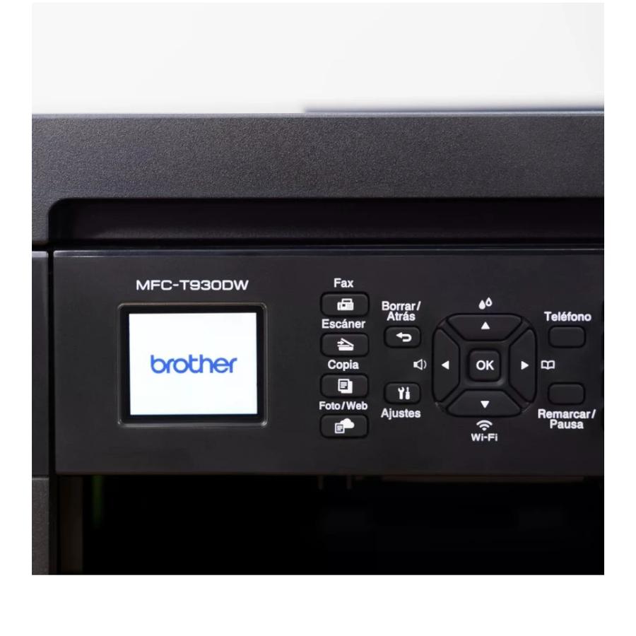 Impresora Multifuncional 3 en 1 Brother DCP-T930DW Negro