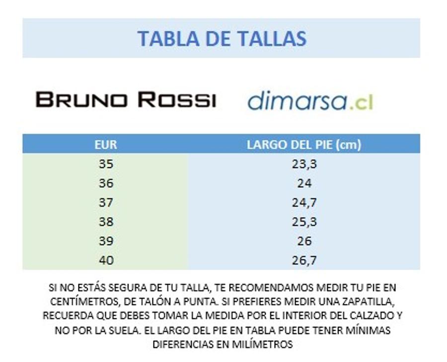 Botín Bruno Rossi H874 Mujer Camel