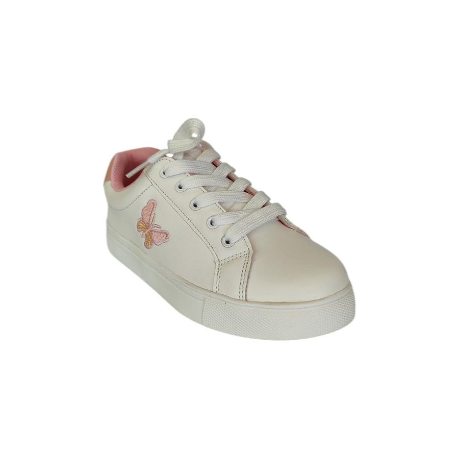 Zapatillas Urbanas Niñas Cactus Kira Blanco/Rosado