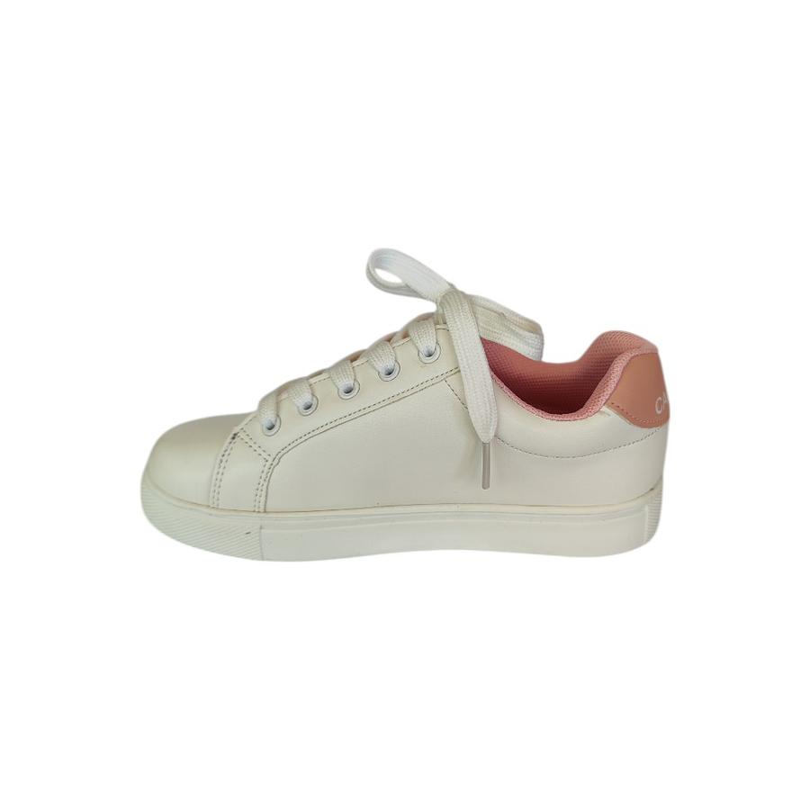 Zapatillas Urbanas Niñas Cactus Kira Blanco/Rosado
