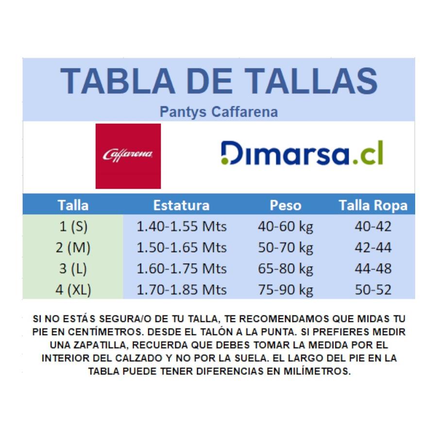 Panty Mujer Caffarena Vitalité 70 Negro