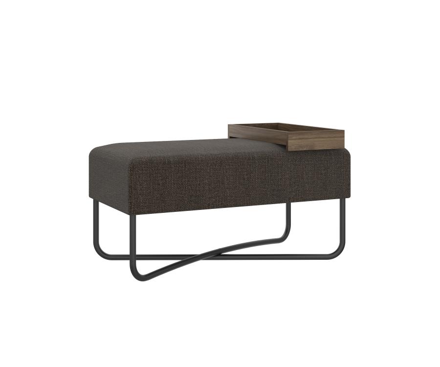 Pouff 1281 Legno Onix Negro