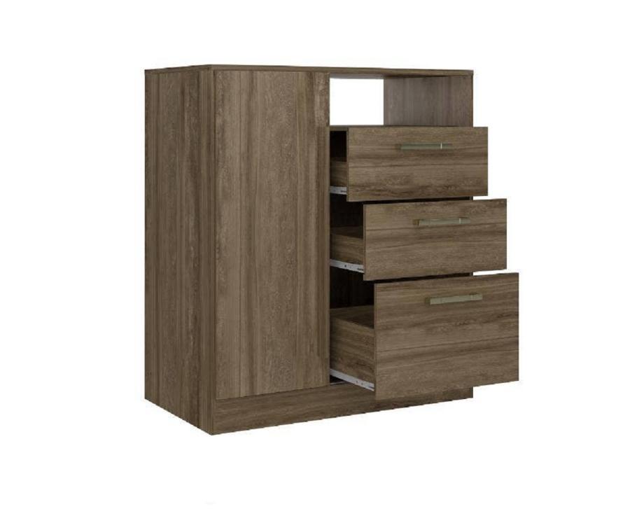 Cómoda 574 Legno 3 Cajones + 1 Puerta