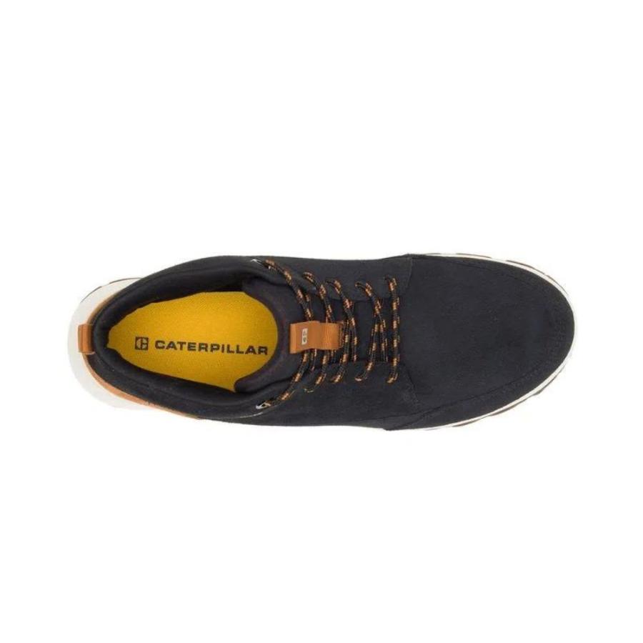 Botín Outdoor Hombre Caterpillar Quest Mid Negro