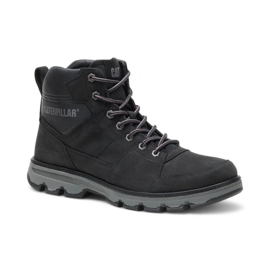 Botín Casual Hombre Caterpillar Meridian WaterProof Negro