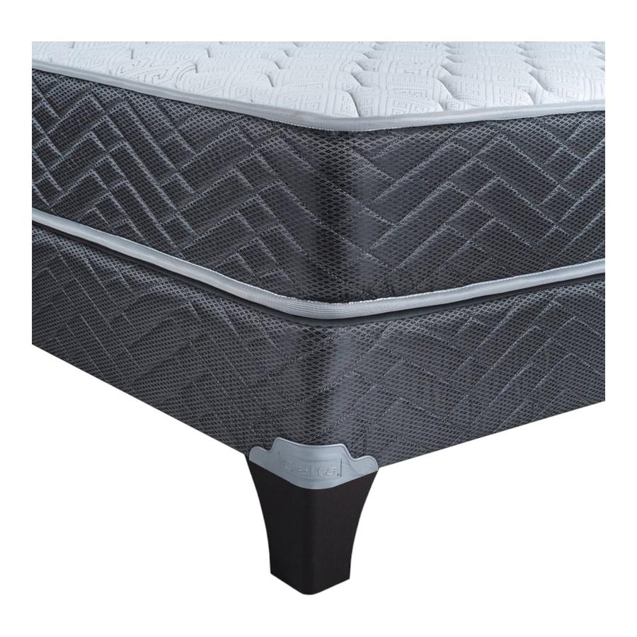 Cama Europea Celta New Mega + Textil 2 Plazas Bd