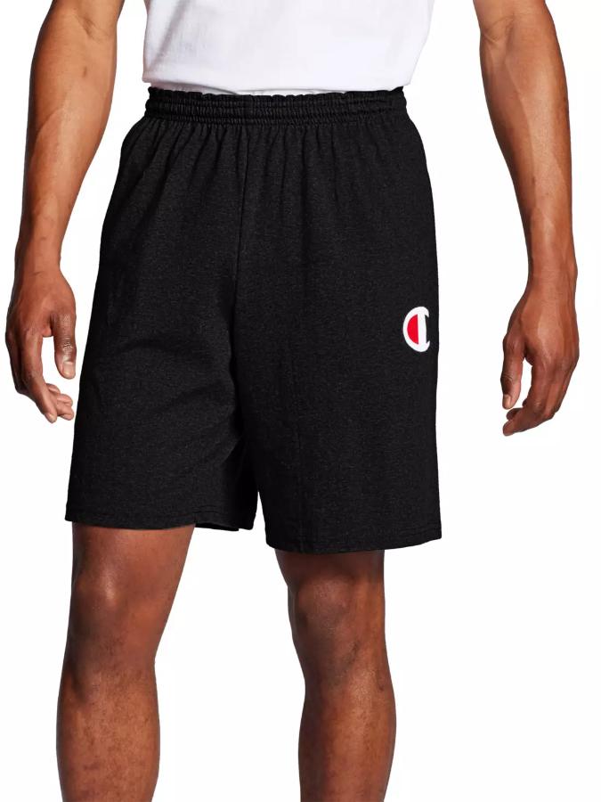 Short champion negro best sale hombre