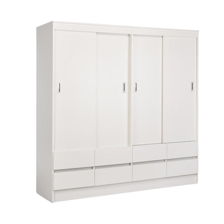 Clóset 4 Puertas Corredera Maule Cic Blanco