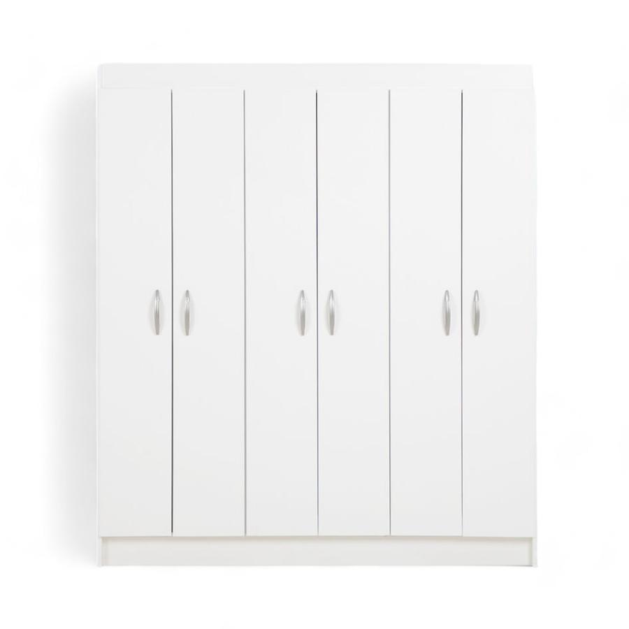 Clóset CIC Laredo 6 Puertas 150x170x38 Cm Blanco